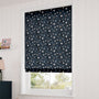 ColorizedZoom Celeste Midnight Roman Blind 7437