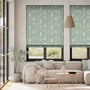 Colorized Adeline Eucalyptus Roman Blind 7477