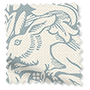 ColorizedSwatch William Morris Brother Rabbit Blue Grey Roman Blind sample image 8922