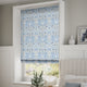 ColorizedZoom William Morris Blackthorn China Blue Roman Blind 7502