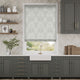 Colorized William Morris Blackthorn Stone Roman Blind 7506
