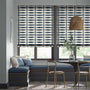 Colorized Electric Shibori Dye Indigo Roman Blind 7513