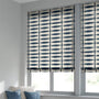 ColorizedZoom Electric Shibori Dye Indigo Roman Blind 7513