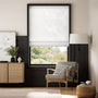 Colorized William Morris Willow Voile Chantilly Roman Blind 7530