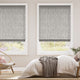 Colorized Dockleaf Dove Grey Roman Blind 7539
