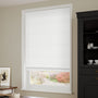ColorizedZoom Averley Snow White Roman Blind 7552