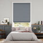 Colorized Averley Blue Grey Roman Blind 7544