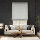Colorized William Morris Willow Steeple Grey & Bijou Linen Dove Grey Roman Blind 7652