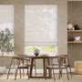 Colorized Lumiere Unlined Etoile Warm Grey Roman Blind 7683
