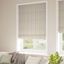 ColorizedZoom Taylor Latte Stripe Roman Blind 7777
