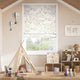 Colorized Adelajda Aurora Yellow Roman Blind 7823