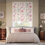 Colorized Christelle Carmine Rose Roman Blind 7826
