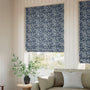 ColorizedZoom Mitsi Shadow Ink Roman Blind 7846