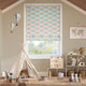 Colorized Quey Two Natural Roman Blind 7850