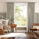 Colorized Linen Hopsack & Chatsworth Ivory Curtains 5449