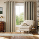 Colorized Linen Hopsack Curtains 5446