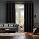 Colorized Eternity Linen Charcoal Curtains 5454