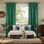 Colorized Velvet Jade Green Curtains 5514