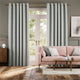 Colorized Harlow Woven Grey Curtains 5562