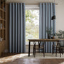 Colorized Twill Stripe Linen Denim Curtains 5705