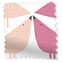 ColorizedSwatch Lintu Birds Berry Crush Curtains sample image 5707