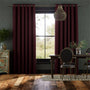 Colorized Bijou Linen Grape Curtains 5744