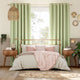 Colorized Tiger Stripe Yellow Green Curtains 5851