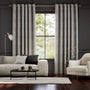 Colorized Palazzo Chenille Grey Curtains 6012