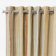 Colorized Oasis Stripe Terracotta Curtains 6051