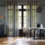 Colorized Luna Voile Gold & Black Curtains 6058