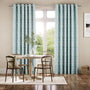 Colorized Tweets & Berries Sky Blue Curtains 6210