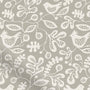 ColorizedZoom Tweets & Berries Soft Grey Curtains 6211