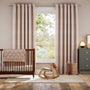 Colorized William Morris Brother Rabbit Soft Pink Curtains 6273