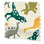 ColorizedSwatch Dinosaurs Green Curtains sample image 6295