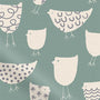 ColorizedZoom Tweet Tweet Duck Egg Curtains 6304
