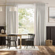 Colorized Arlo Oatmeal & Chatsworth Ivory Curtains 6312