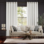 Colorized Averley Snow White Curtains 6380