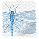 ColorizedSwatch Demoiselle Dragonfly Cornflower Curtains sample image 6507