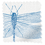 ColorizedSwatch Demoiselle Dragonfly Cornflower Curtains sample image 6507