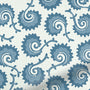 ColorizedZoom Fern Frond Sea Waves Curtains 6567