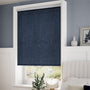 ColorizedZoom Choices Paleo Linen Vintage Indigo Roller Blind 8016
