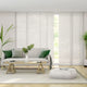 Colorized Oculus Cotton White Panel Blind 8047