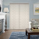 Colorized Simplicity Linen Ivory Vertical Blind 8088