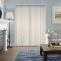 Colorized Simplicity Linen Ivory Vertical Blind 8088