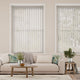 Colorized Amalfi Cool Grey Vertical Blind 8197