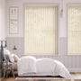 Colorized Thermatex Cream Vertical Blind 8216