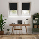 Colorized Elements Jet Black Blackout Blind for VELUX® Windows 8237