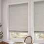 ColorizedZoom Bijou Linen Grey Wash & Mustard Roman Blind Zoom 8931