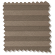 ColorizedSwatch Electric DuoShade Cordless Chocolate Thermal Blind sample image 9028