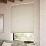 ColorizedZoom Electric DuoShade Cordless Grain Parchment Thermal Blind 9040